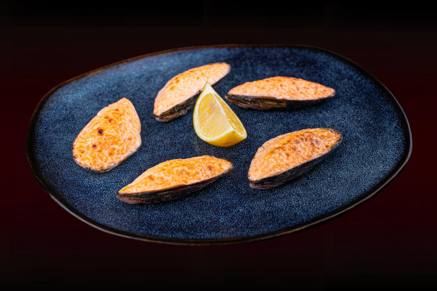 Мидии в сливочном соусе