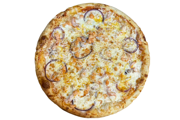 Пицца с морепродуктами 