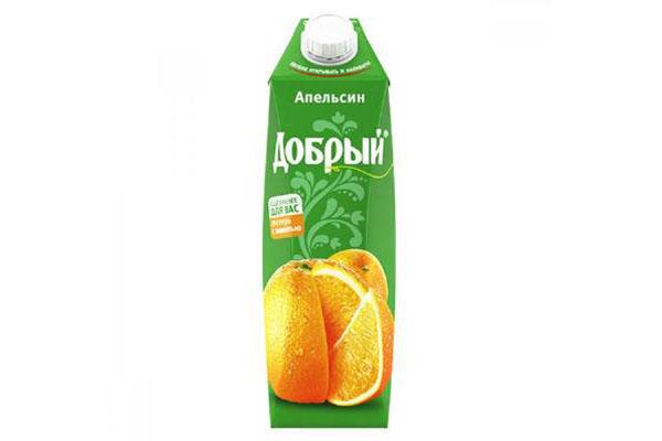 Сок апельсин 1л