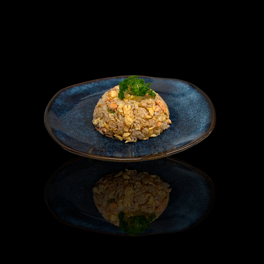 Тяхан с лососем