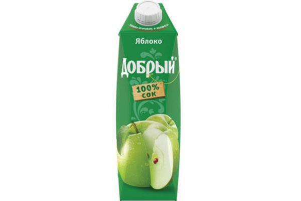 Сок яблоко 1л